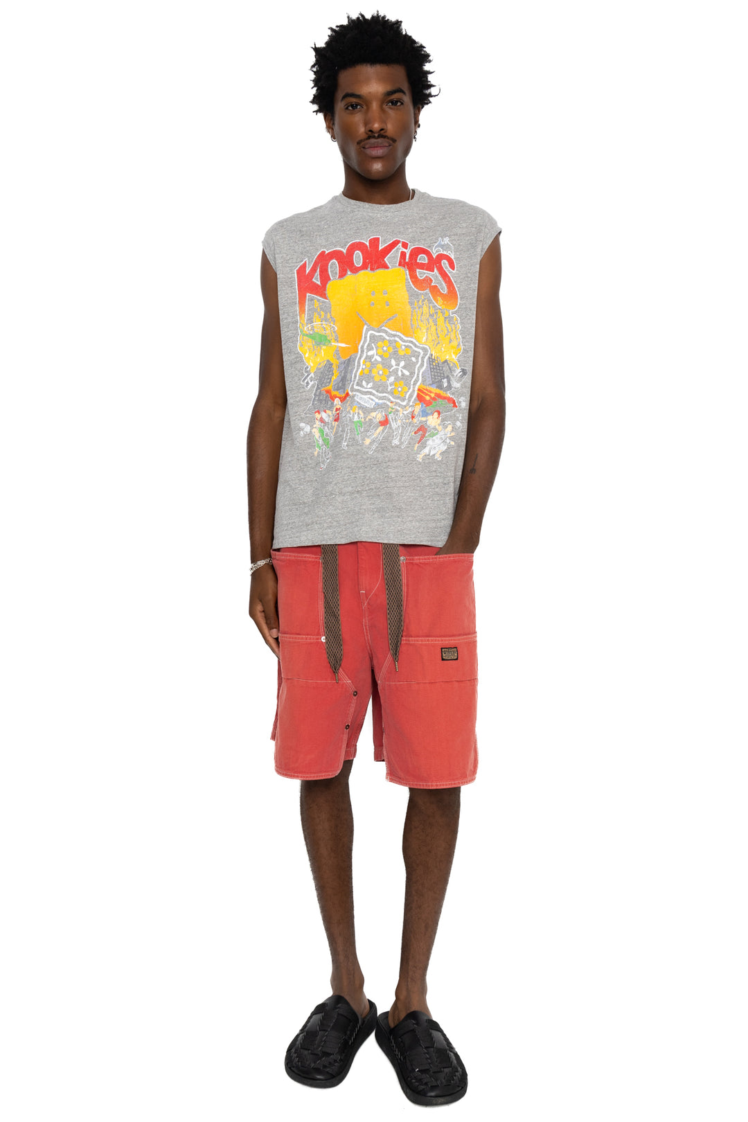 Kapital TOP Jersey Non-Sleeve BIG T (BUSTER PECKISH BOWY) -Grey