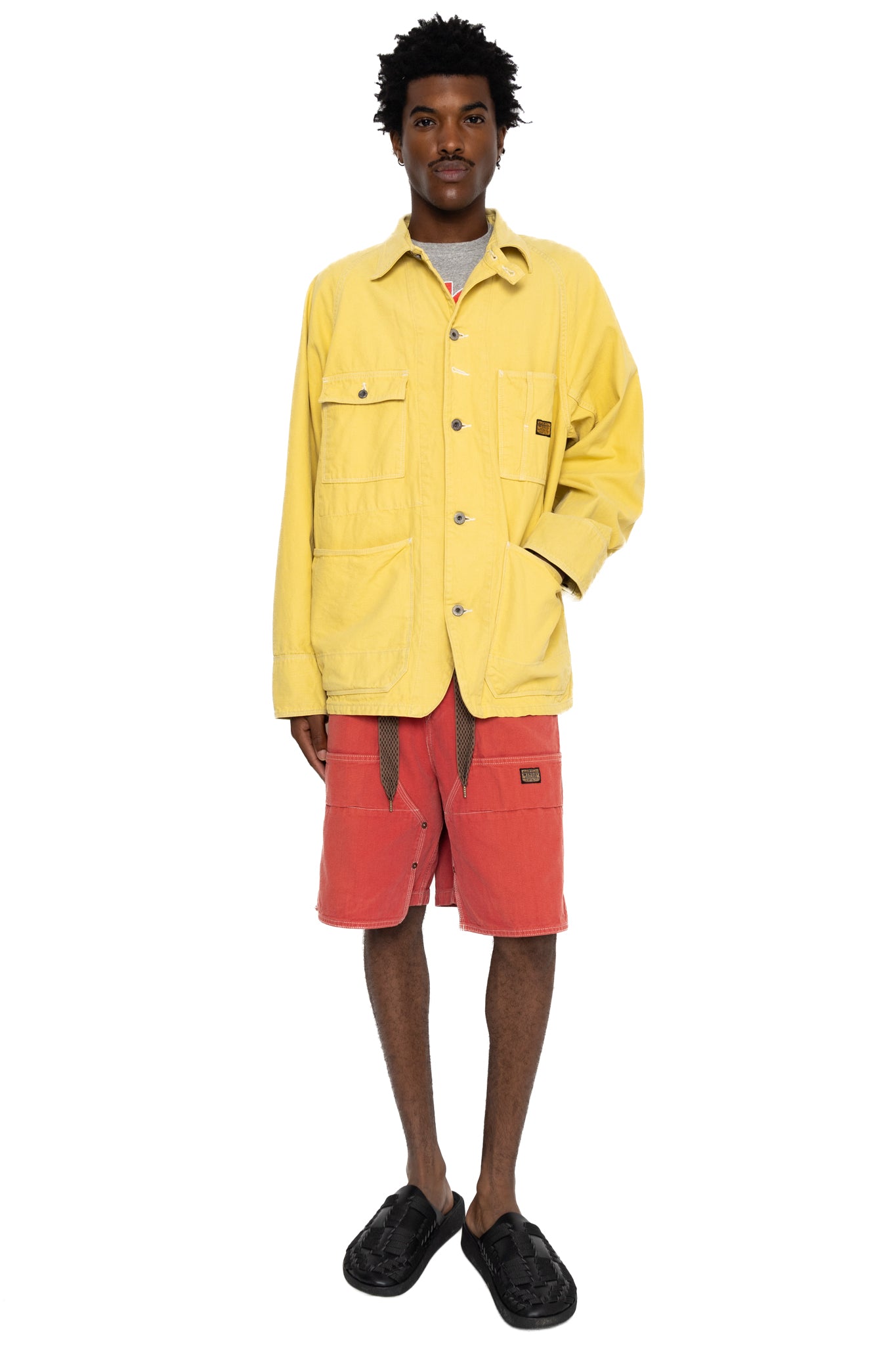 Canvas W-Knee EASY Shorts - California Red