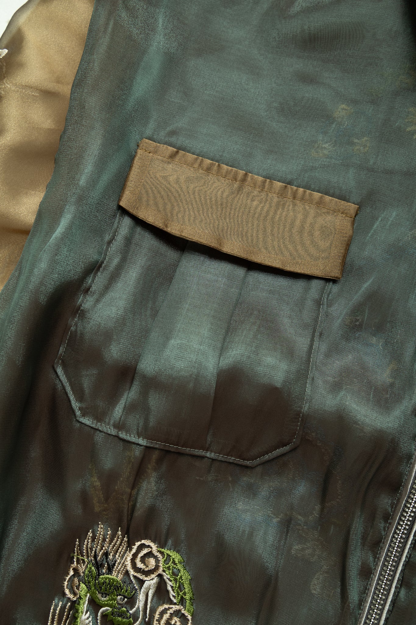 Sheer Pearl Mosquito Guard 2TONES Vietnam JKT - Khaki x Beige