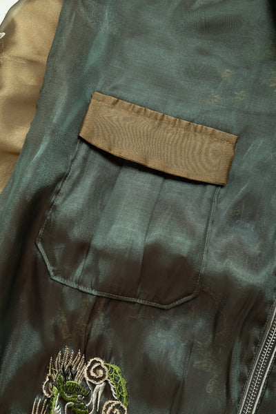 Sheer Pearl Mosquito Guard 2TONES Vietnam JKT - Khaki x Beige