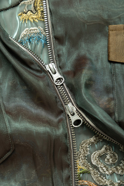 Sheer Pearl Mosquito Guard 2TONES Vietnam JKT - Khaki x Beige