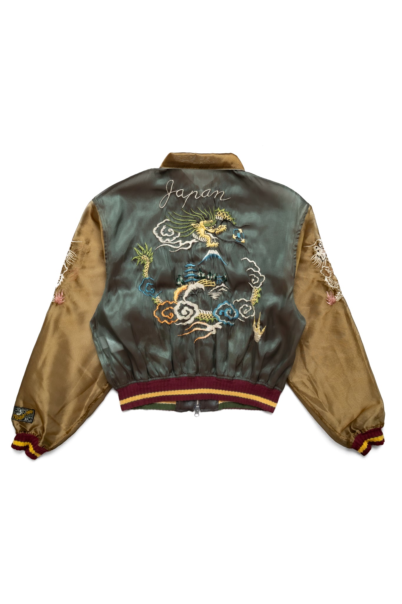Sheer Pearl Mosquito Guard 2TONES Vietnam JKT - Khaki x Beige