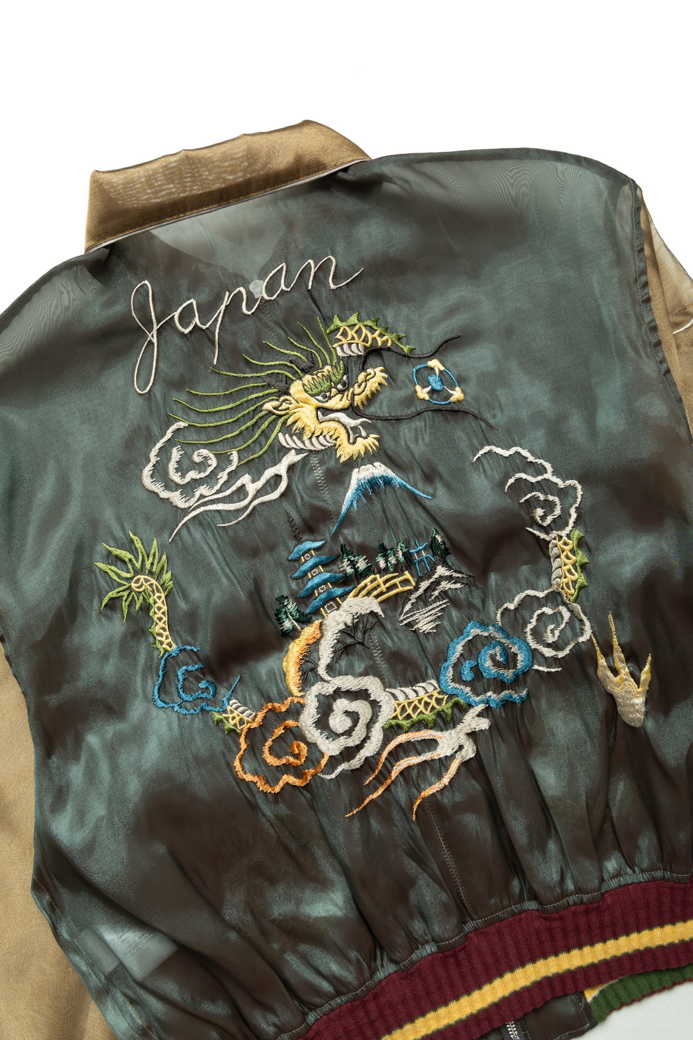 Sheer Pearl Mosquito Guard 2TONES Vietnam JKT - Khaki x Beige