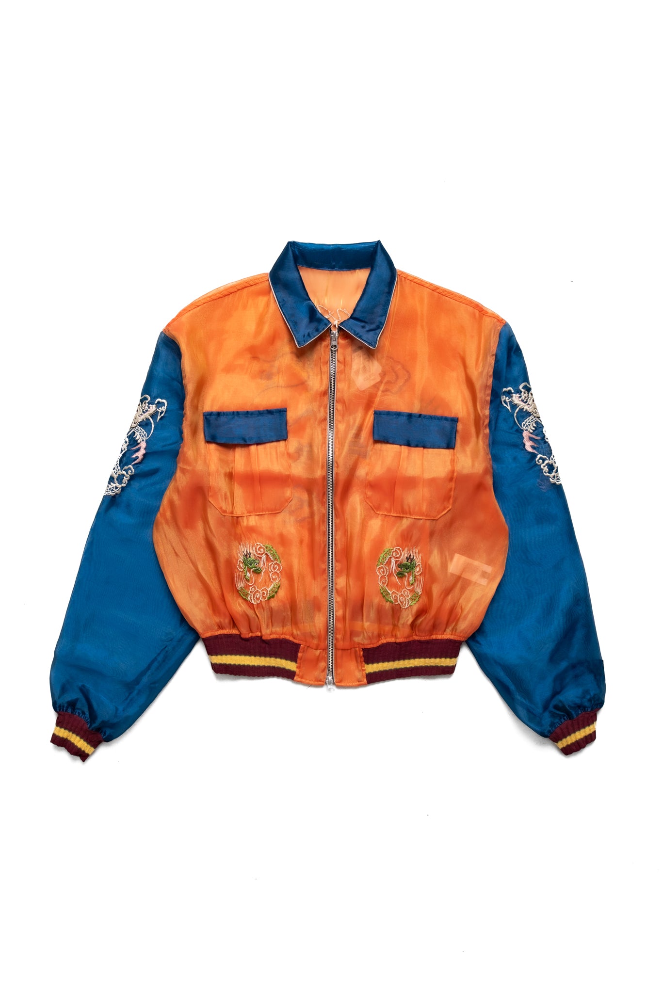 Sheer Pearl Mosquito Guard 2TONES Vietnam JKT - Orange x Blue