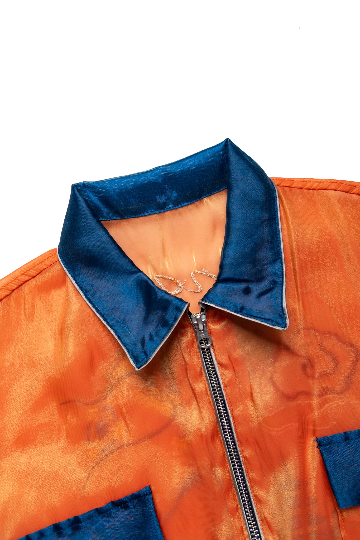 Sheer Pearl Mosquito Guard 2TONES Vietnam JKT - Orange x Blue
