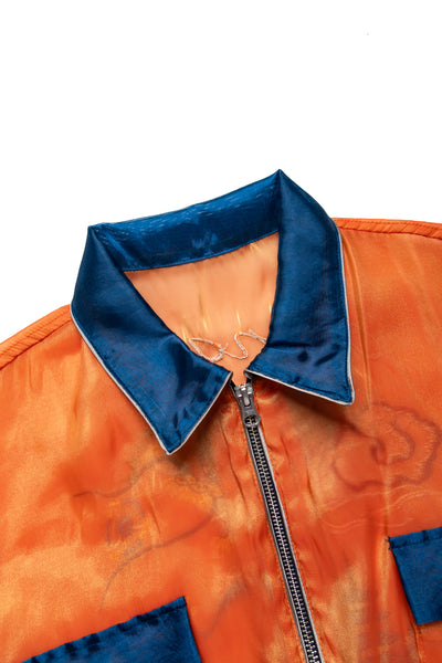 Sheer Pearl Mosquito Guard 2TONES Vietnam JKT - Orange x Blue