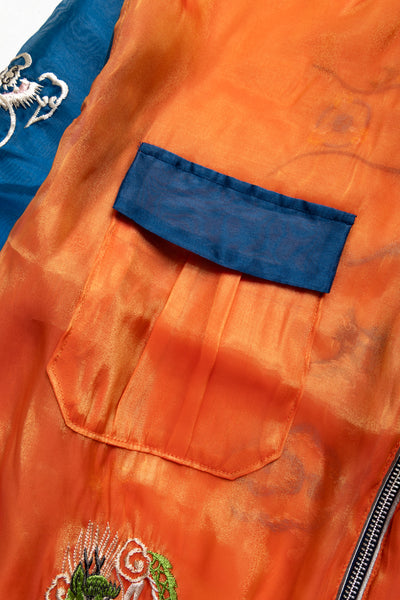 Sheer Pearl Mosquito Guard 2TONES Vietnam JKT - Orange x Blue