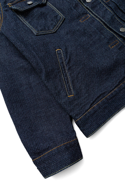 Sashiko Type 2 Jacket - Indigo x Indigo