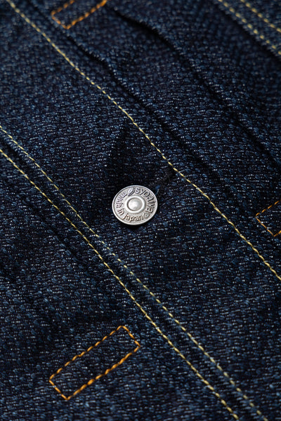 Sashiko Type 2 Jacket - Indigo x Indigo