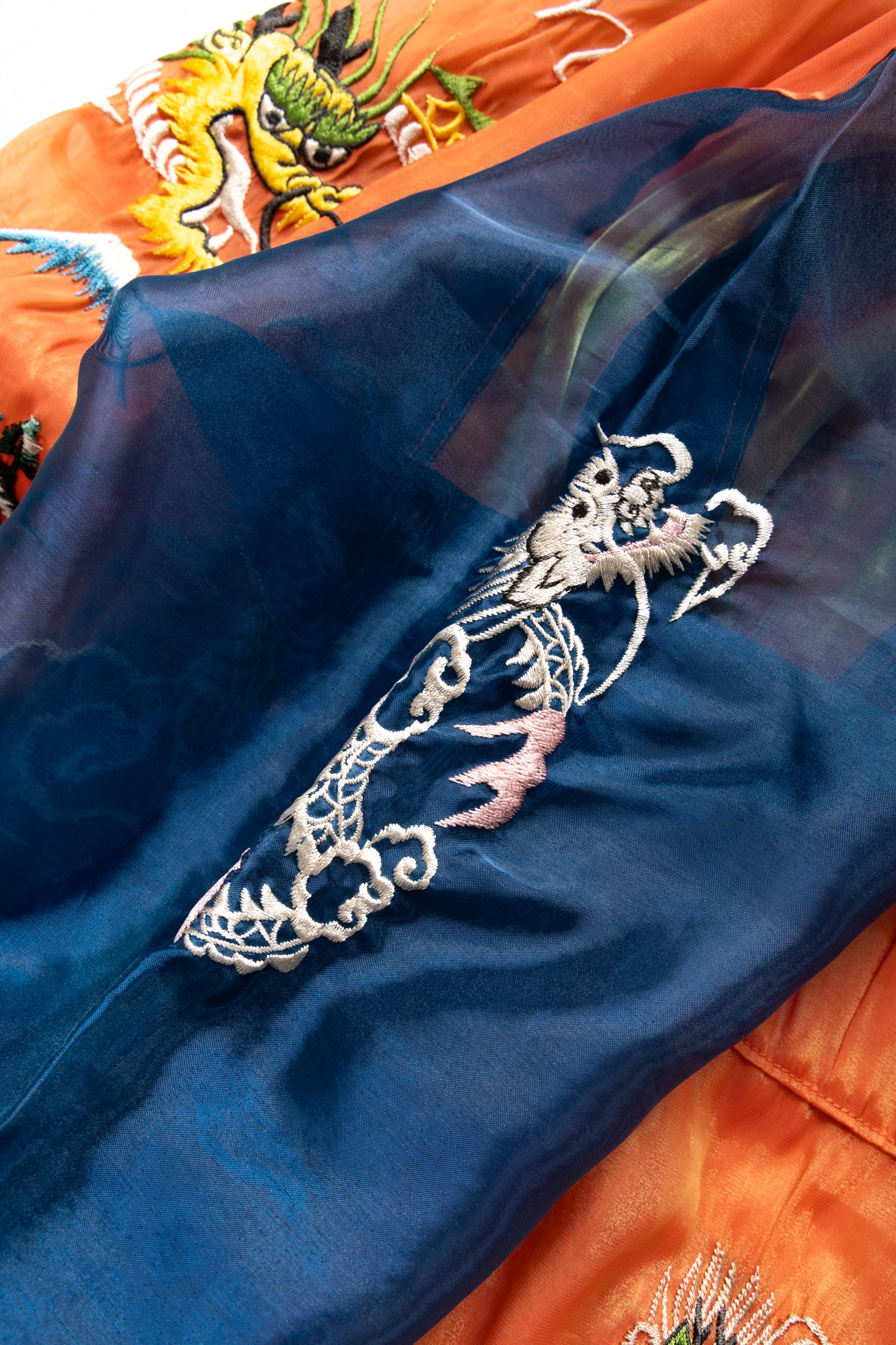 Sheer Pearl Mosquito Guard 2TONES Vietnam JKT - Orange x Blue