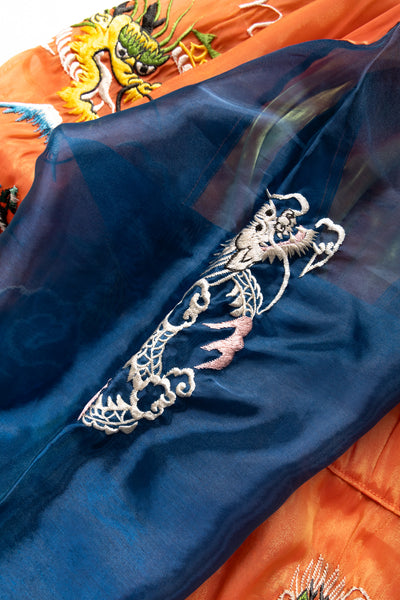Sheer Pearl Mosquito Guard 2TONES Vietnam JKT - Orange x Blue
