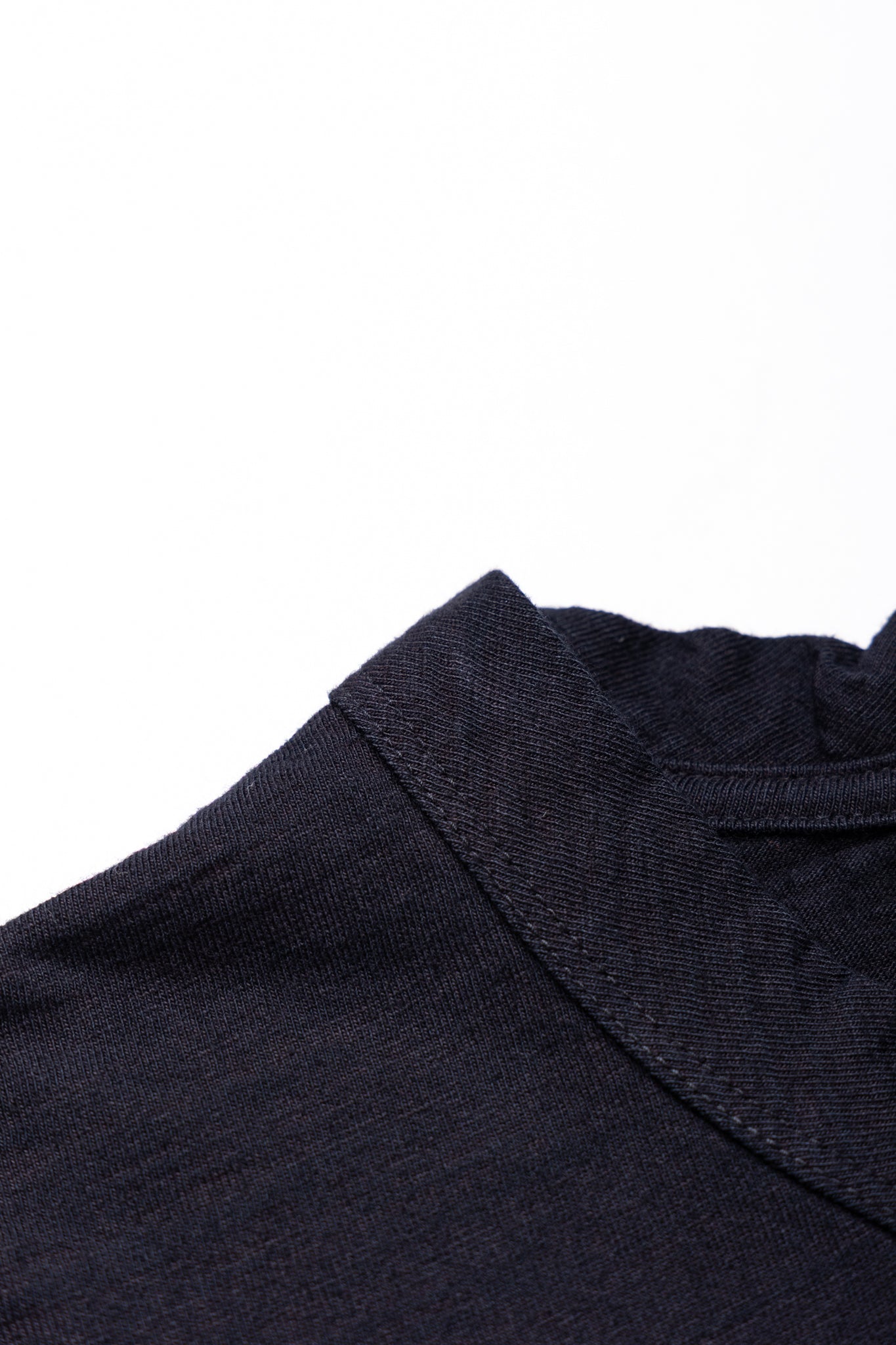 Indigo Jersey Crew Neck T-shirt - Indigo x Black