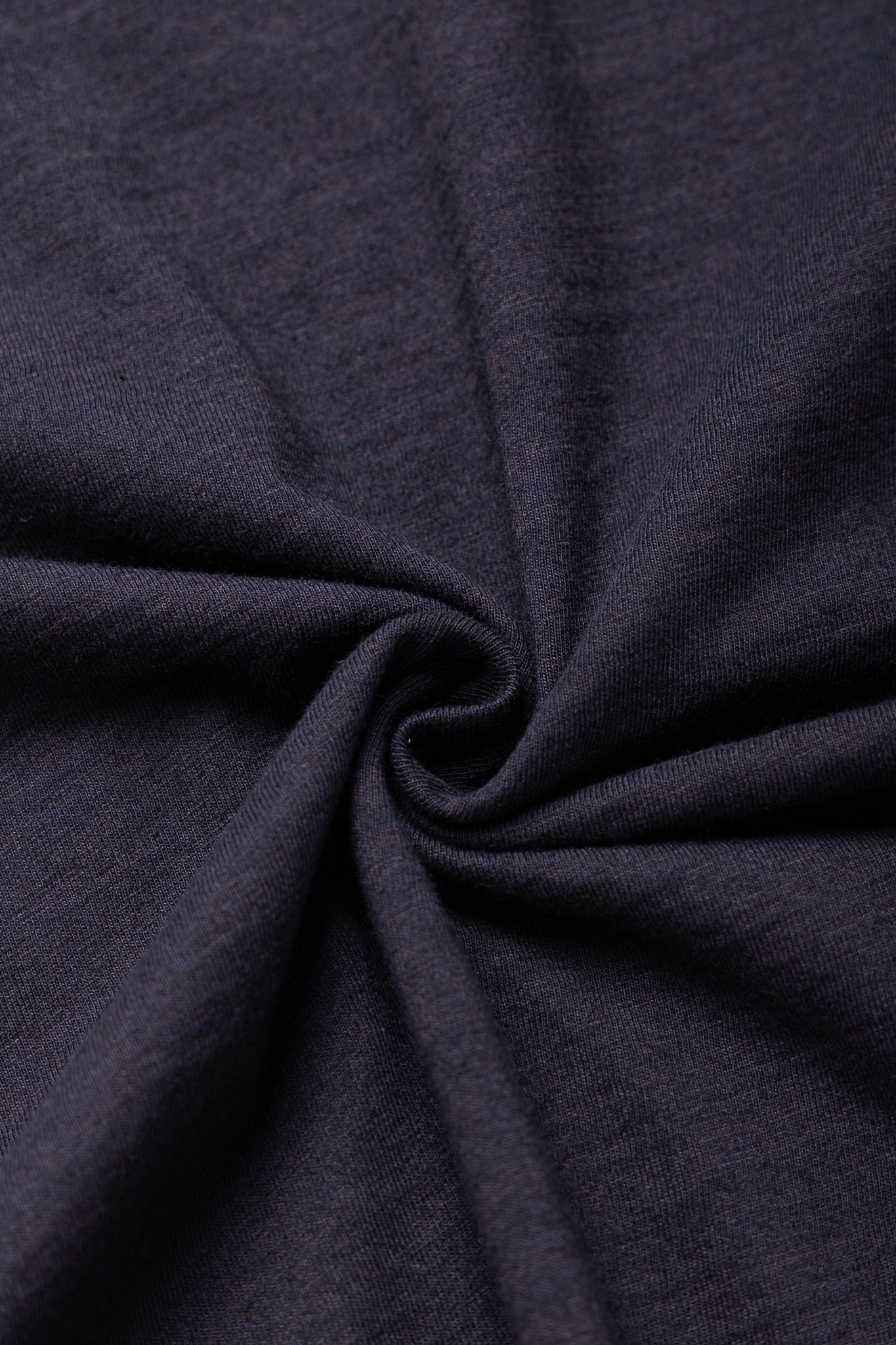 Indigo Jersey Crew Neck T-shirt - Indigo x Black