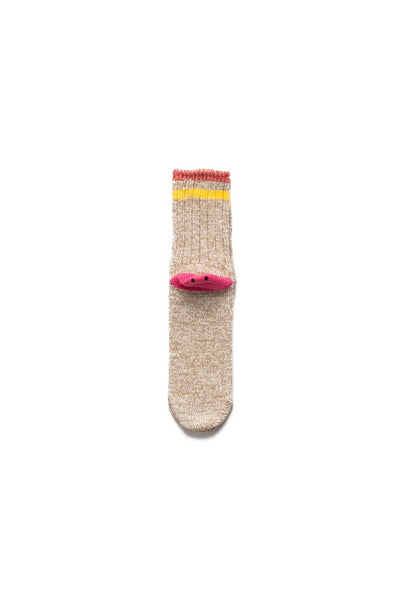 60 Yarns IVY RAINBOWY HAPPY Heel Hold Socks (Vivid RAINBOWY)