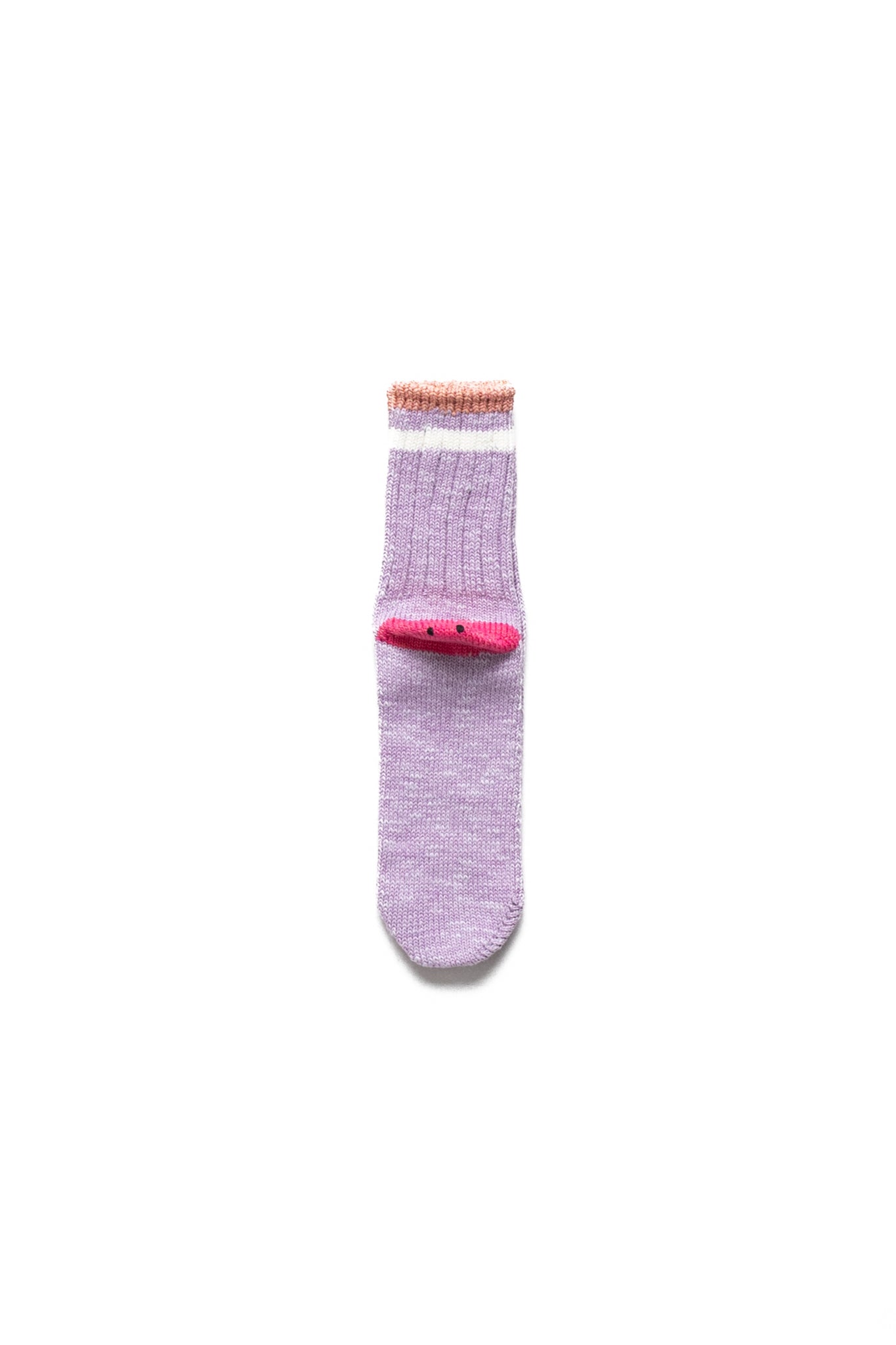 60 Yarns IVY RAINBOWY HAPPY Heel Hold Socks (Vivid RAINBOWY)