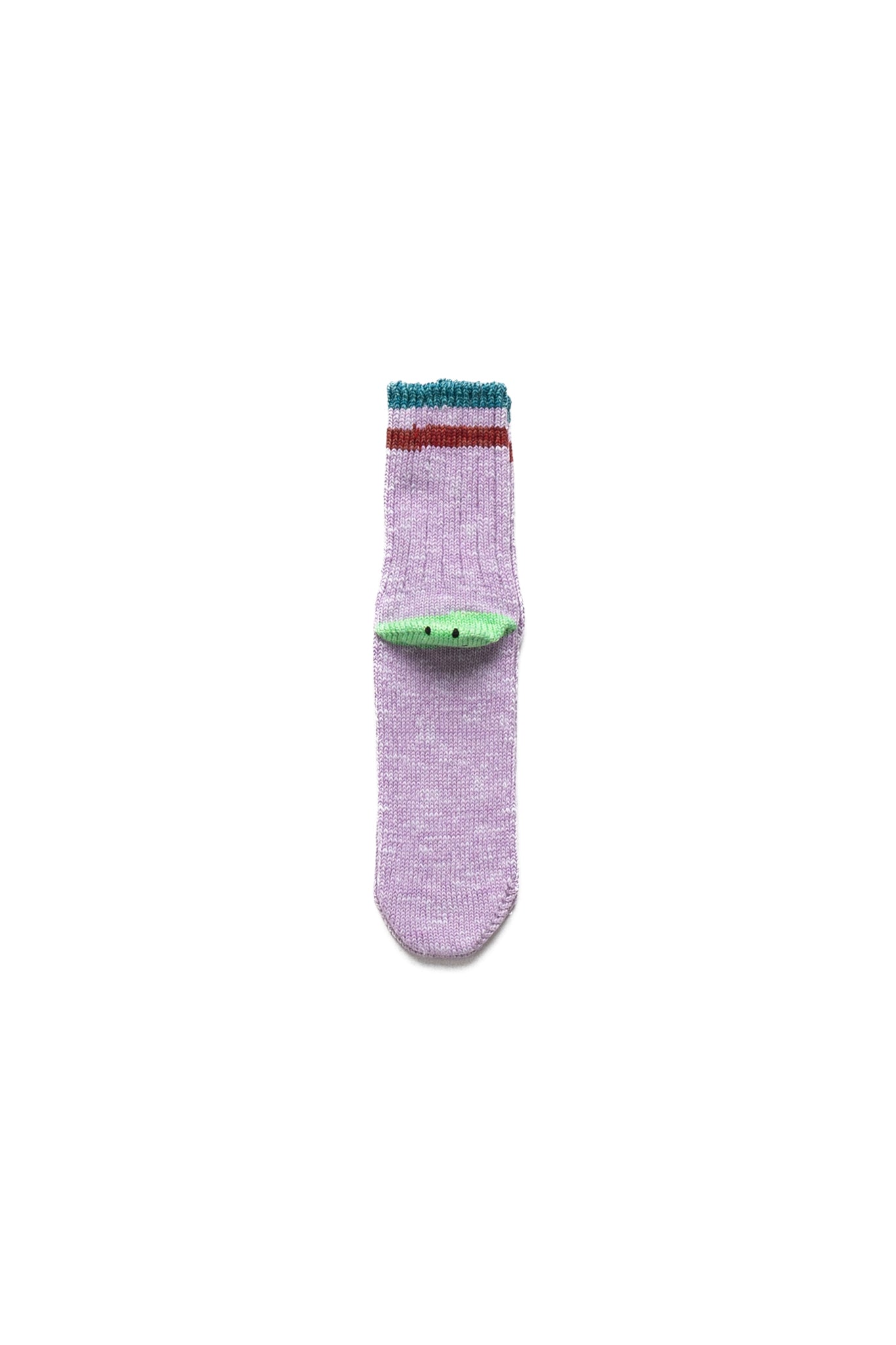 60 Yarns IVY RAINBOWY HAPPY Heel Hold Socks (Vivid RAINBOWY)