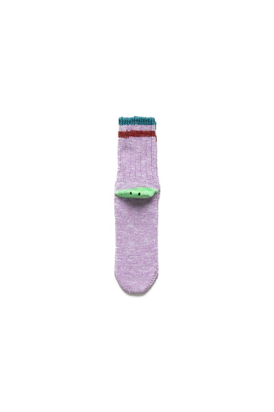 60 Yarns IVY RAINBOWY HAPPY Heel Hold Socks (Vivid RAINBOWY)