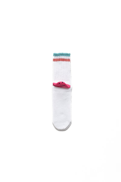 60 Yarns IVY RAINBOWY HAPPY Heel Hold Socks (Vivid RAINBOWY)
