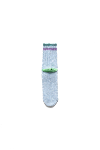 60 Yarns IVY RAINBOWY HAPPY Heel Hold Socks (Vivid RAINBOWY)