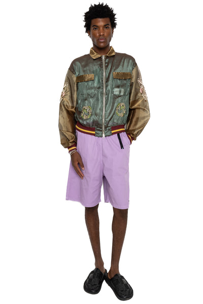 Combed Burberry EASY Shorts - Purple