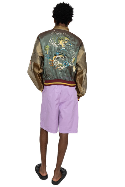 Combed Burberry EASY Shorts - Purple