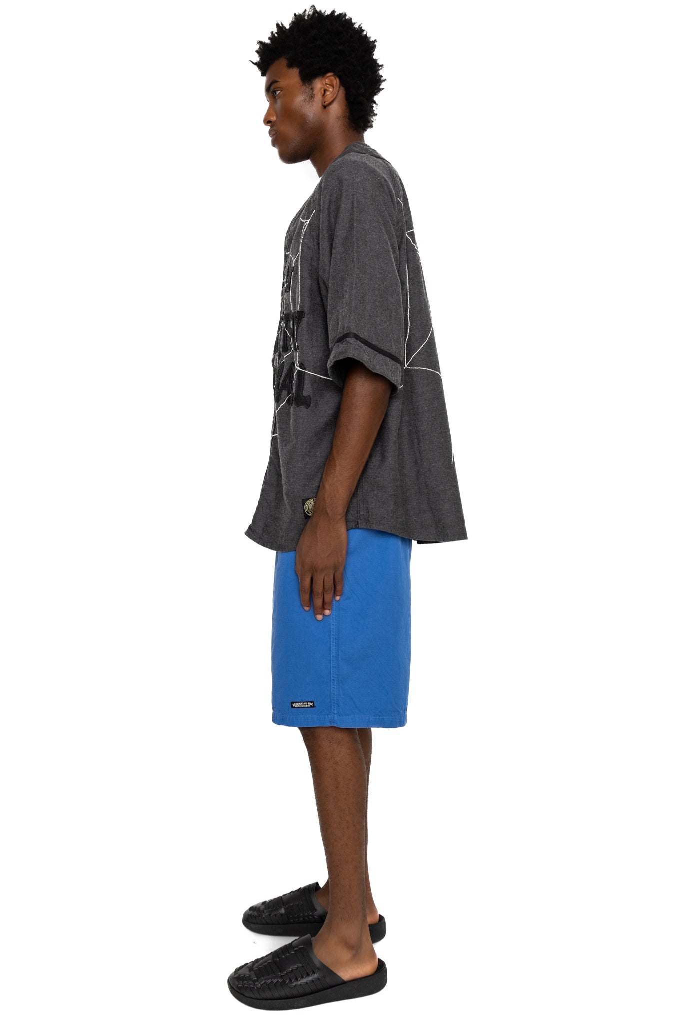 Cotton Wool GREAT KOUNTRY Baseball Shirt (KOUNTRY DREAM CATCH Remake) - Dark Grey