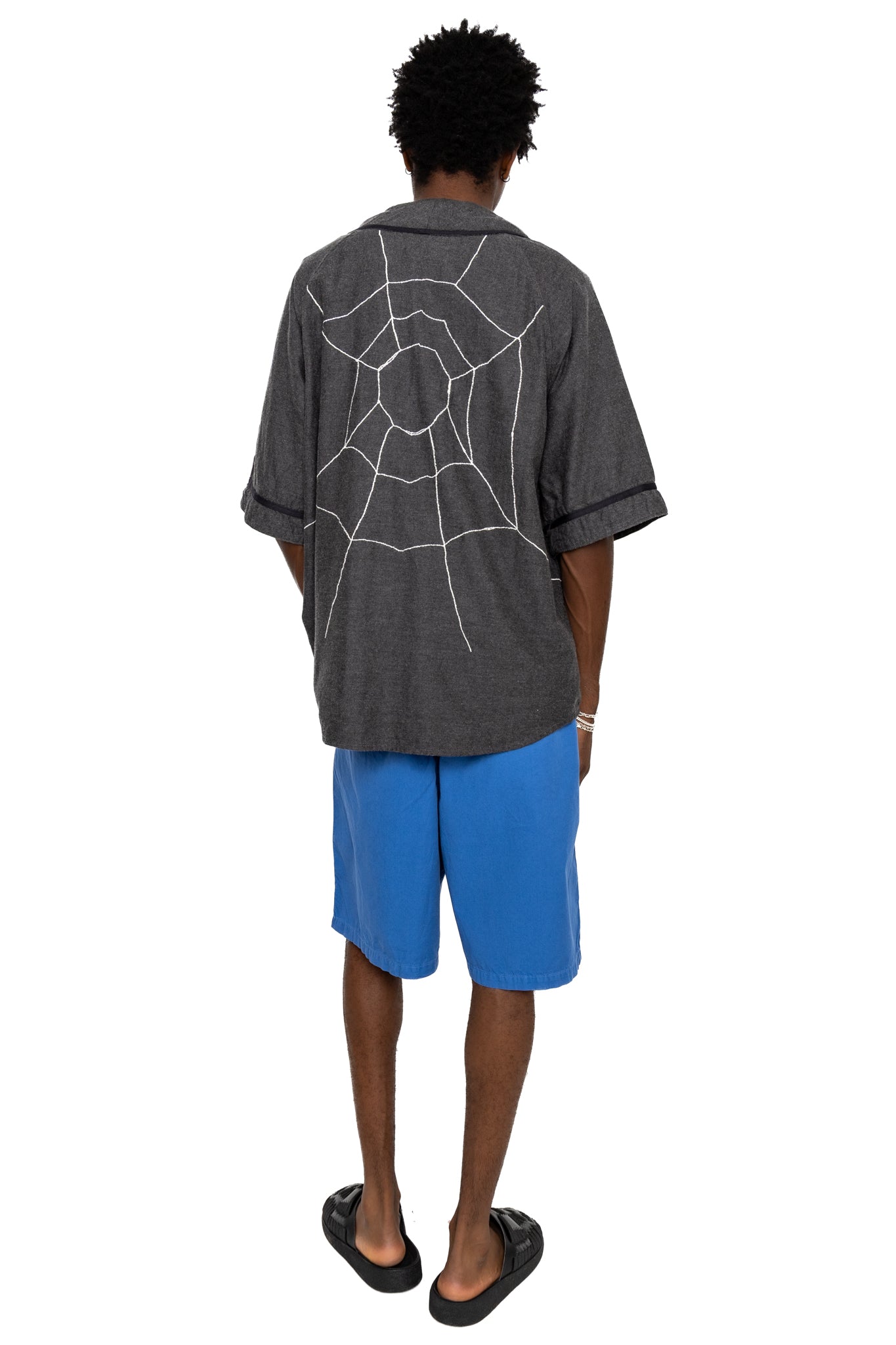 Cotton Wool GREAT KOUNTRY Baseball Shirt (KOUNTRY DREAM CATCH Remake) - Dark Grey