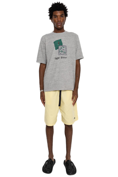 TOP Jersey Crew T (BITTER PECKISH BOWY) - Grey