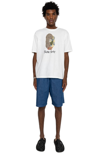 20/- Jersey Crew T (SUN SHY) - White