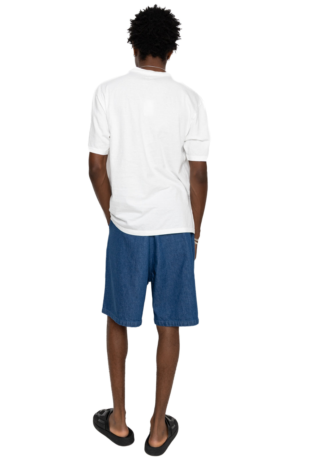 Kapital 11.5oz Denim EASY Shorts – BLUE IN GREEN SOHO