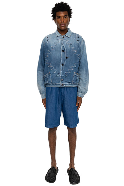 12oz Denim Santo Domingo Thunderbird JKT (Distressed)