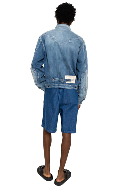12oz Denim Santo Domingo Thunderbird JKT (Distressed)