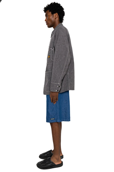 Grandrelle Chambray CACTUS Coverall - Charcoal