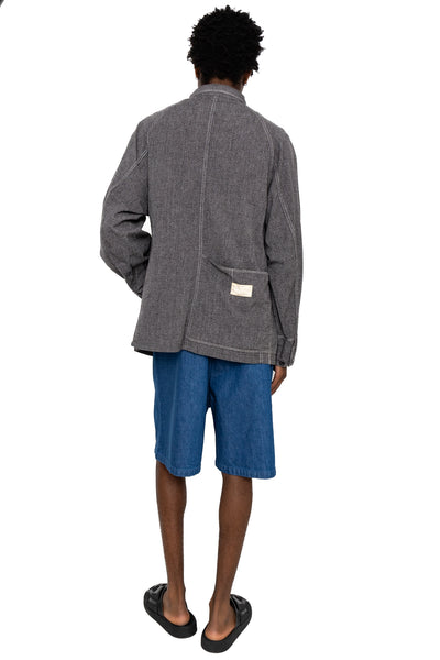Grandrelle Chambray CACTUS Coverall - Charcoal