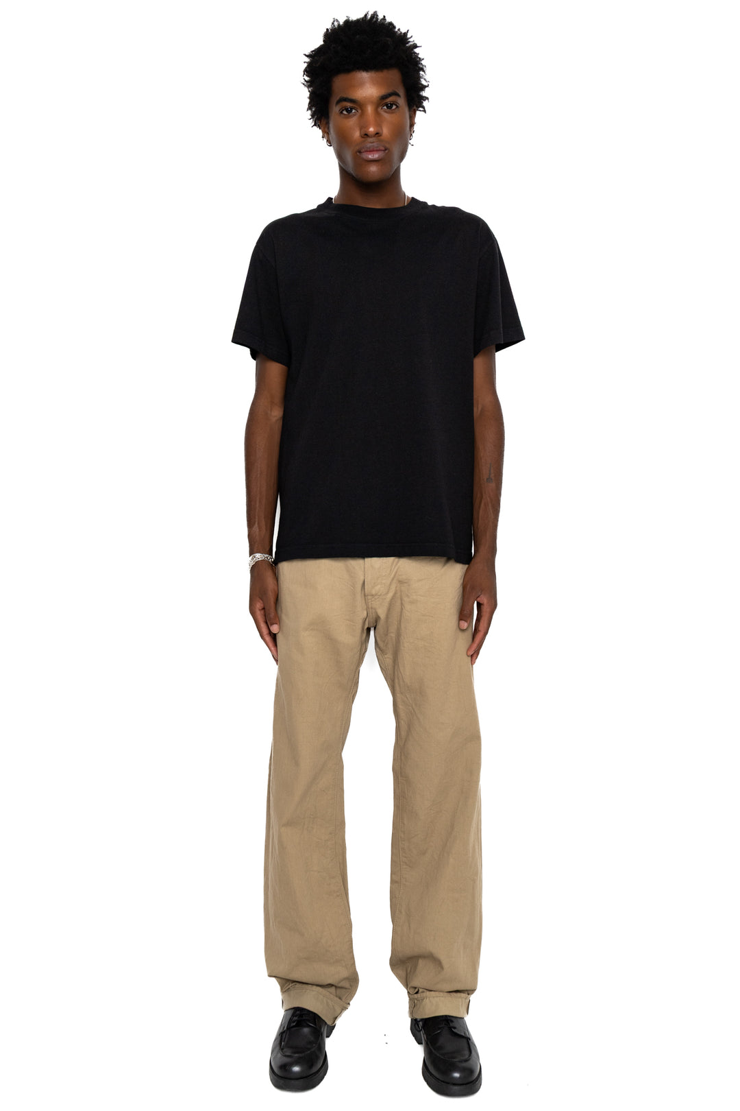 Oni Denim 266SVC-KHB 8oz Selvedge Chino Relax Straight - Khaki