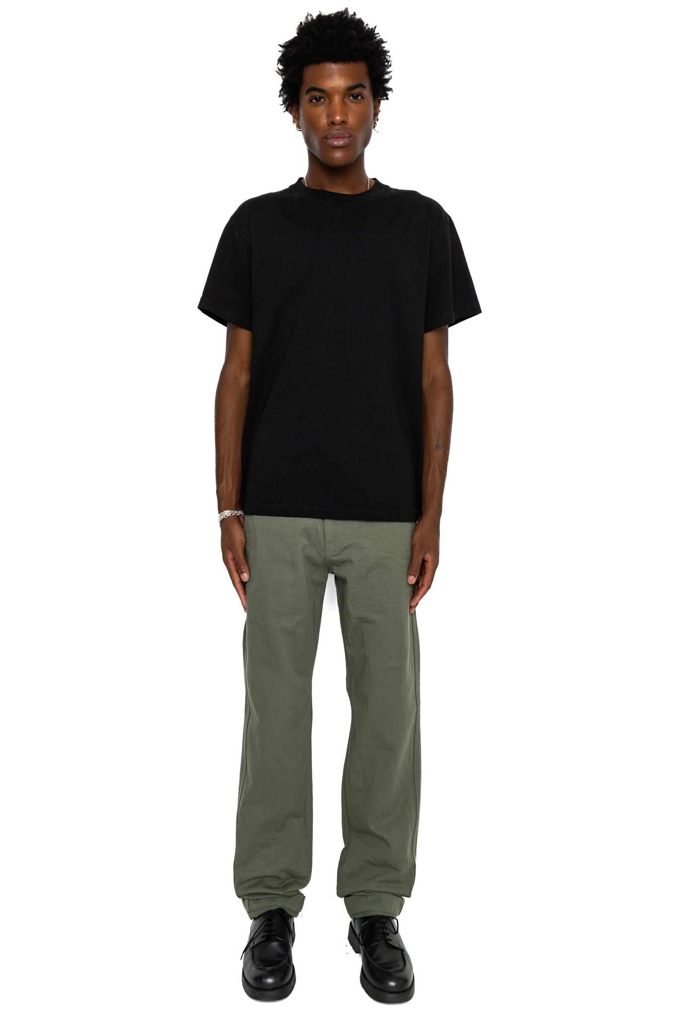 718CH-GOL 8oz Chino Regular Straight - Greyish Olive