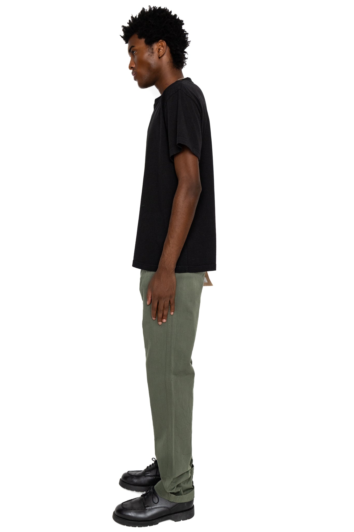 718CH-GOL 8oz Chino Regular Straight - Greyish Olive