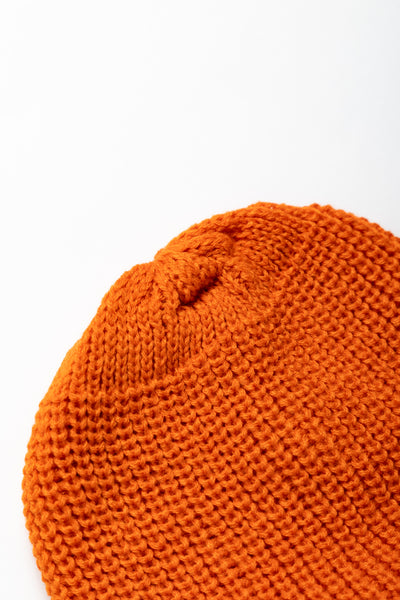 Cozy Chunky Beanie - Orange