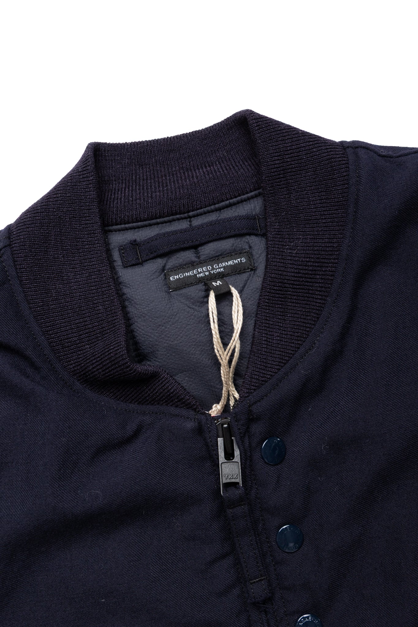 Engineered Garments Aviator Jacket Wool Uniform Serge - Dk.Navy