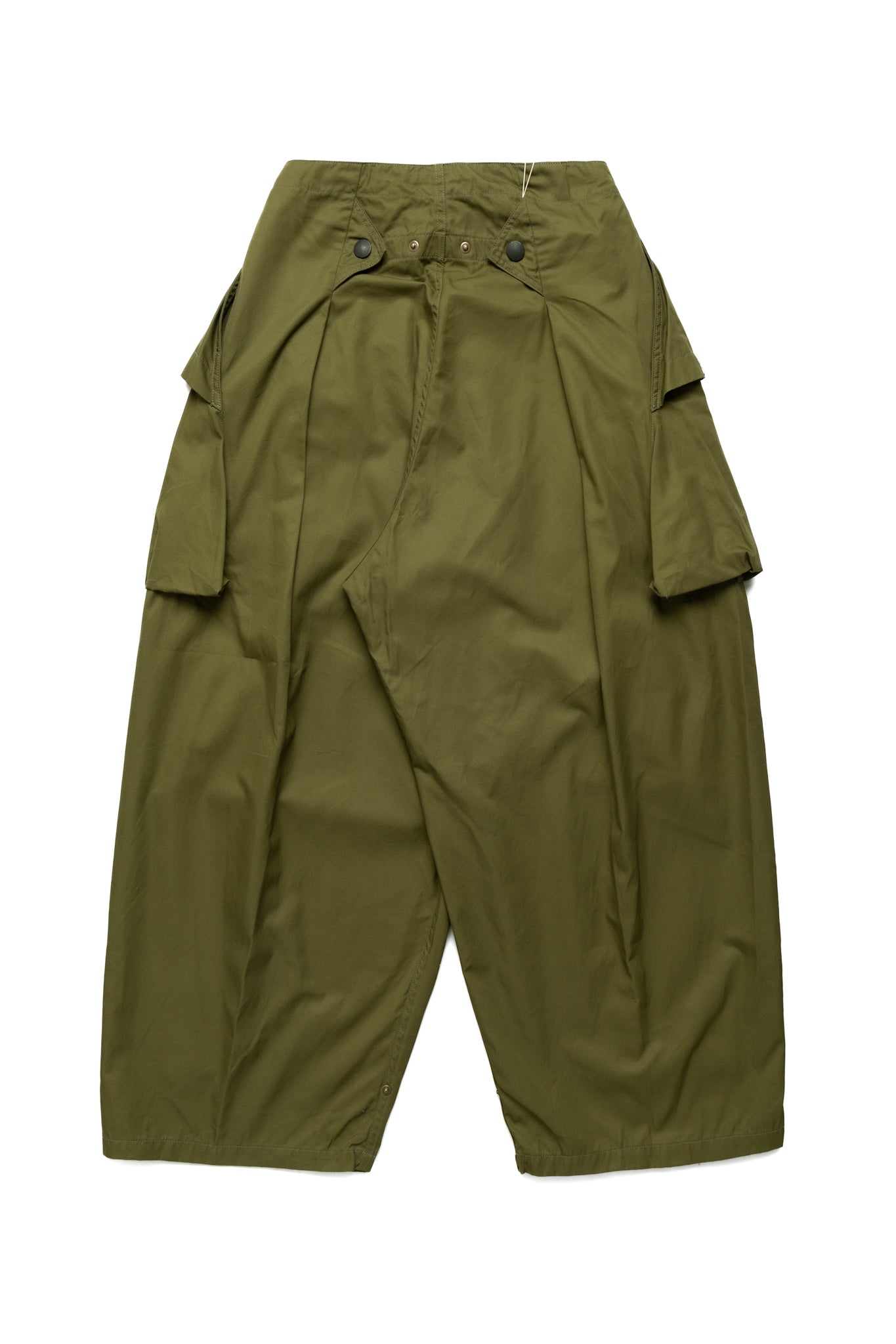 Combed Gabergine AOZAI Cargo Pants - Khaki