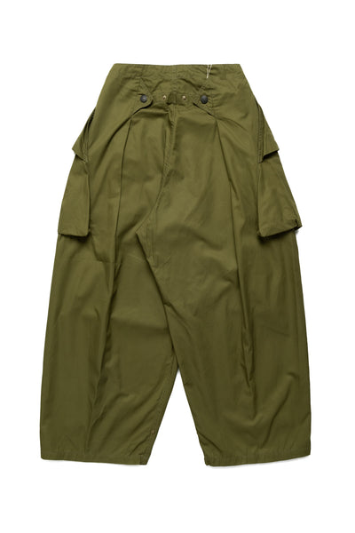 Combed Gabergine AOZAI Cargo Pants - Khaki