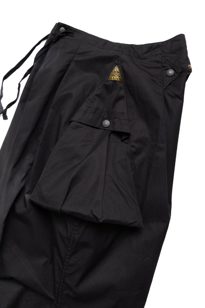 Combed Gabergine AOZAI Cargo Pants - Black
