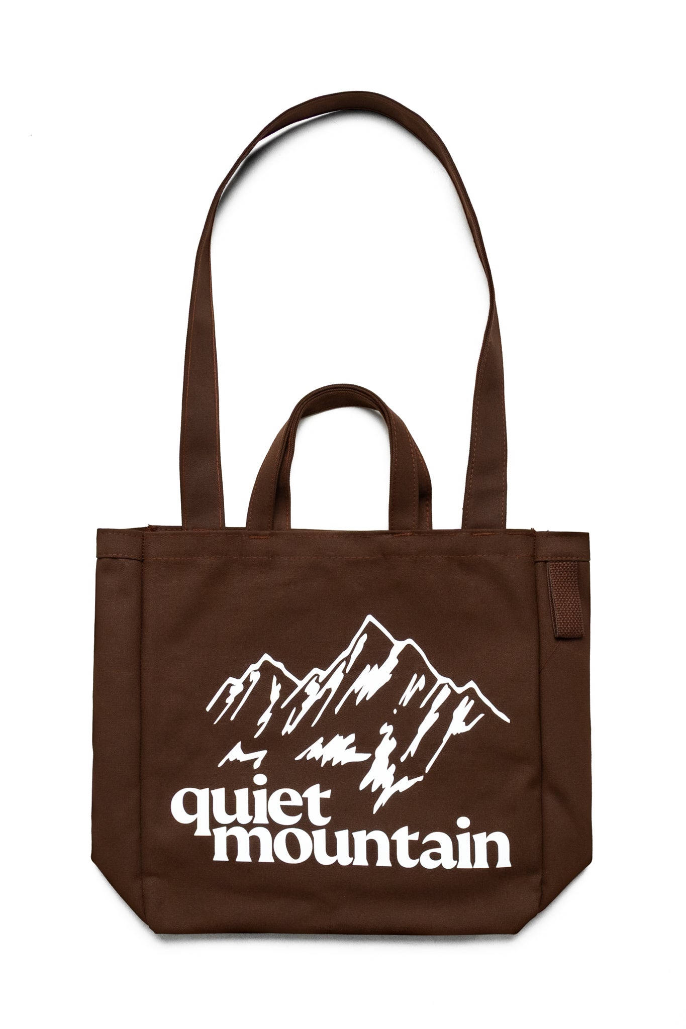Canvas Messenger Tote Bag - Brown