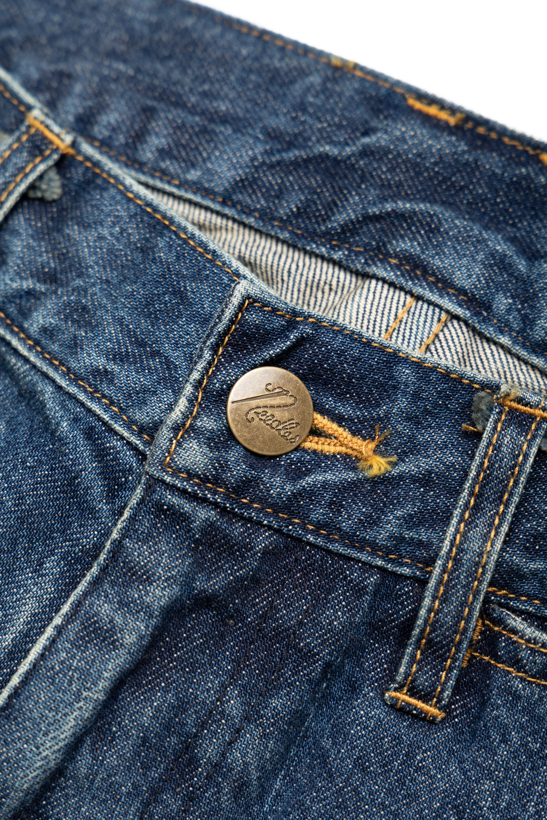 NEEDLES Papillon Emb. Straight Jean 12oz Denim - Indigo – BLUE IN