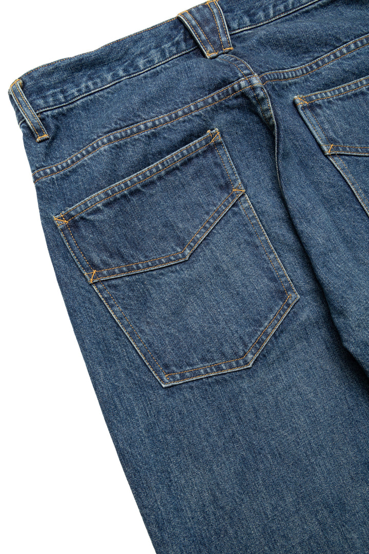NEEDLES Papillon Emb. Straight Jean 12oz Denim - Indigo – BLUE IN