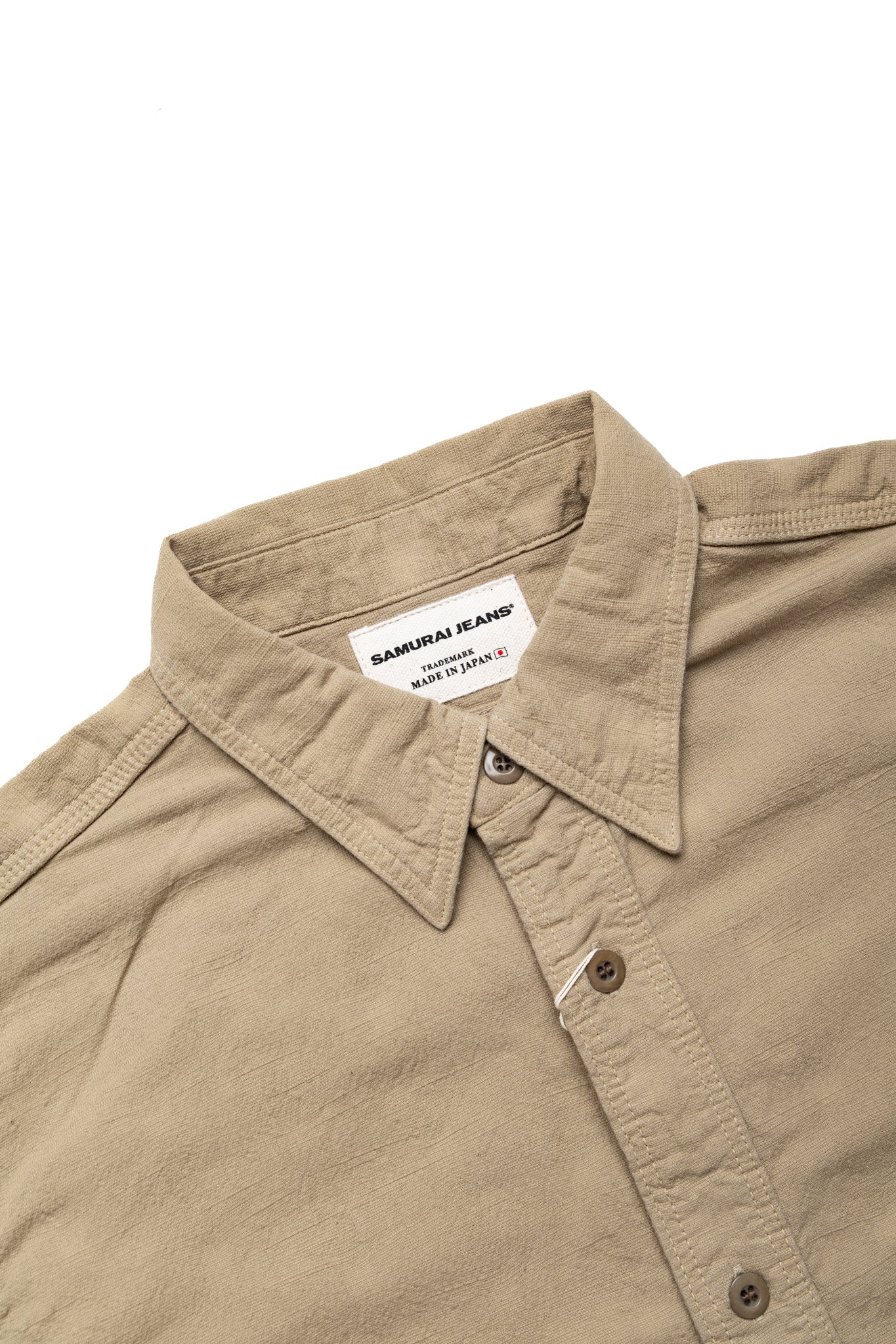 Tropical Weather Dobby Shirt Western Fit - Beige