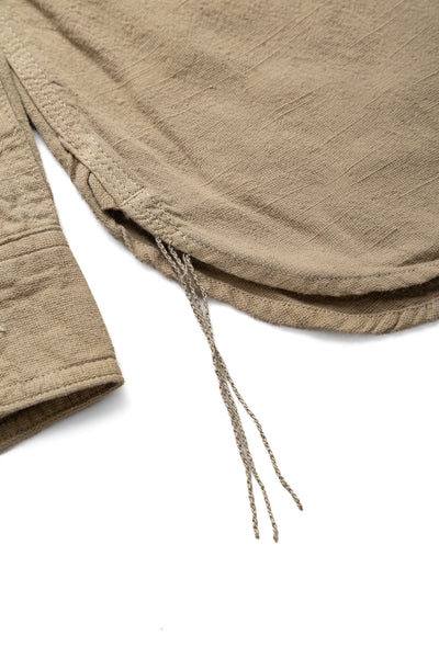 Tropical Weather Dobby Shirt Western Fit - Beige