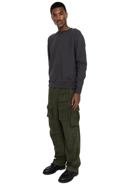 FA Pant Solid Poly Wool Flannel - Olive