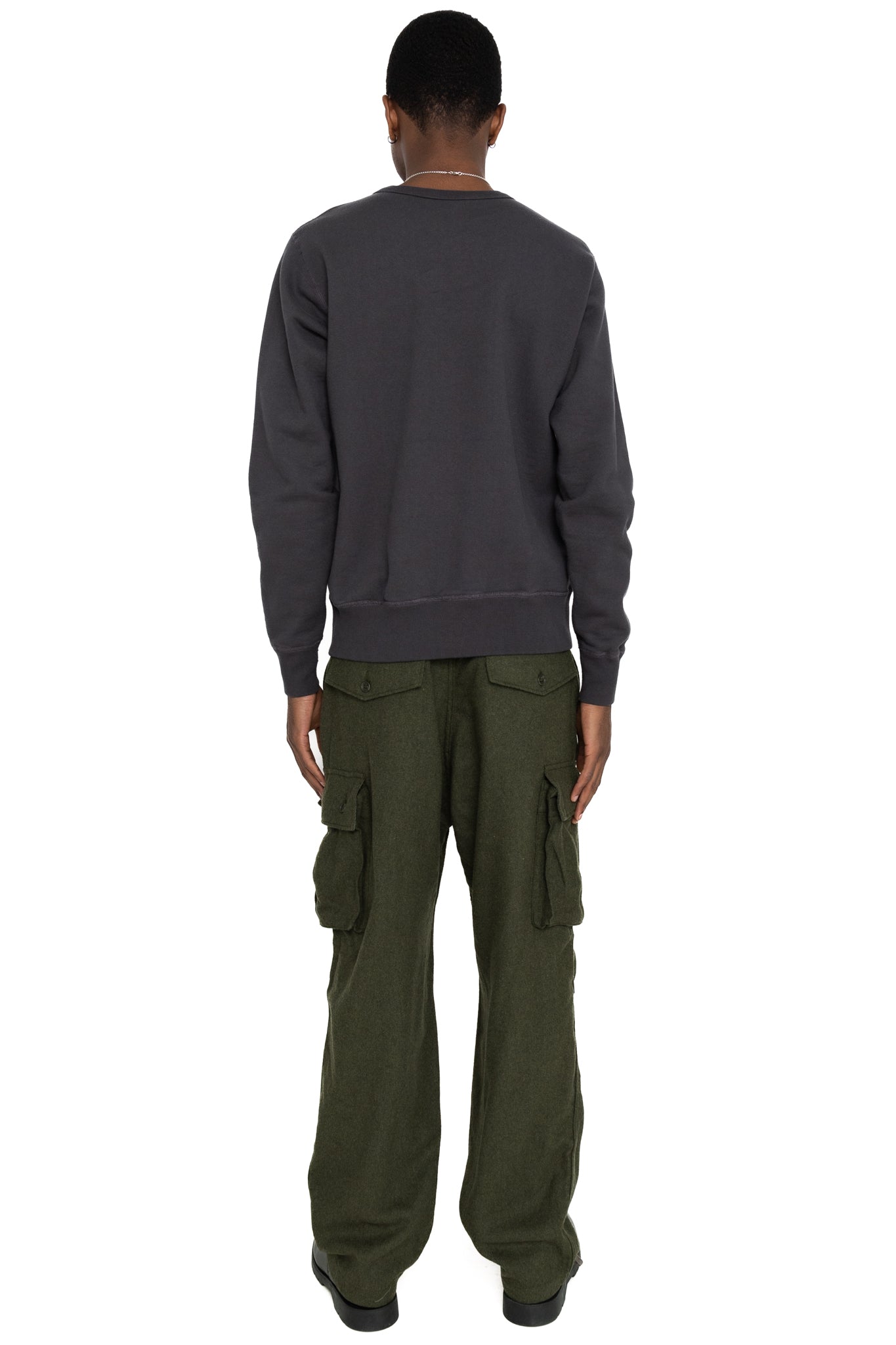 FA Pant Solid Poly Wool Flannel - Olive
