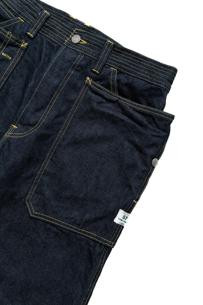 Fall Leaf Pants 1/2 - Indigo